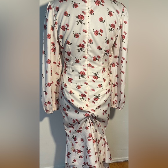 Floral Wrap Maxi Dress - Picture 4 of 5